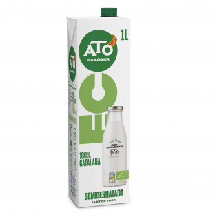 Llet ECO ATO (Semi)  |  Pack 6 x 1,38€ per litre |  Mas la Coromina